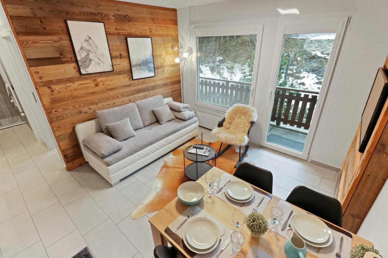 Appartement En Plein Centre De Crans Montana Exteriör bild