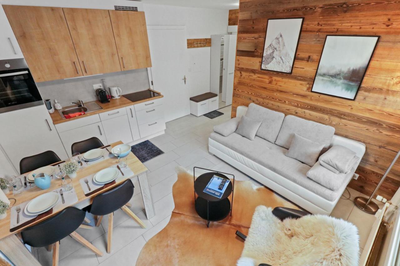 Appartement En Plein Centre De Crans Montana Exteriör bild