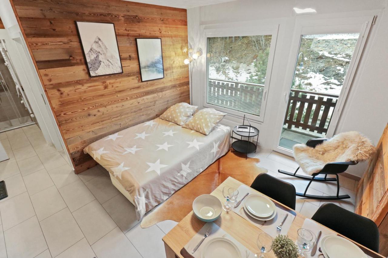 Appartement En Plein Centre De Crans Montana Exteriör bild