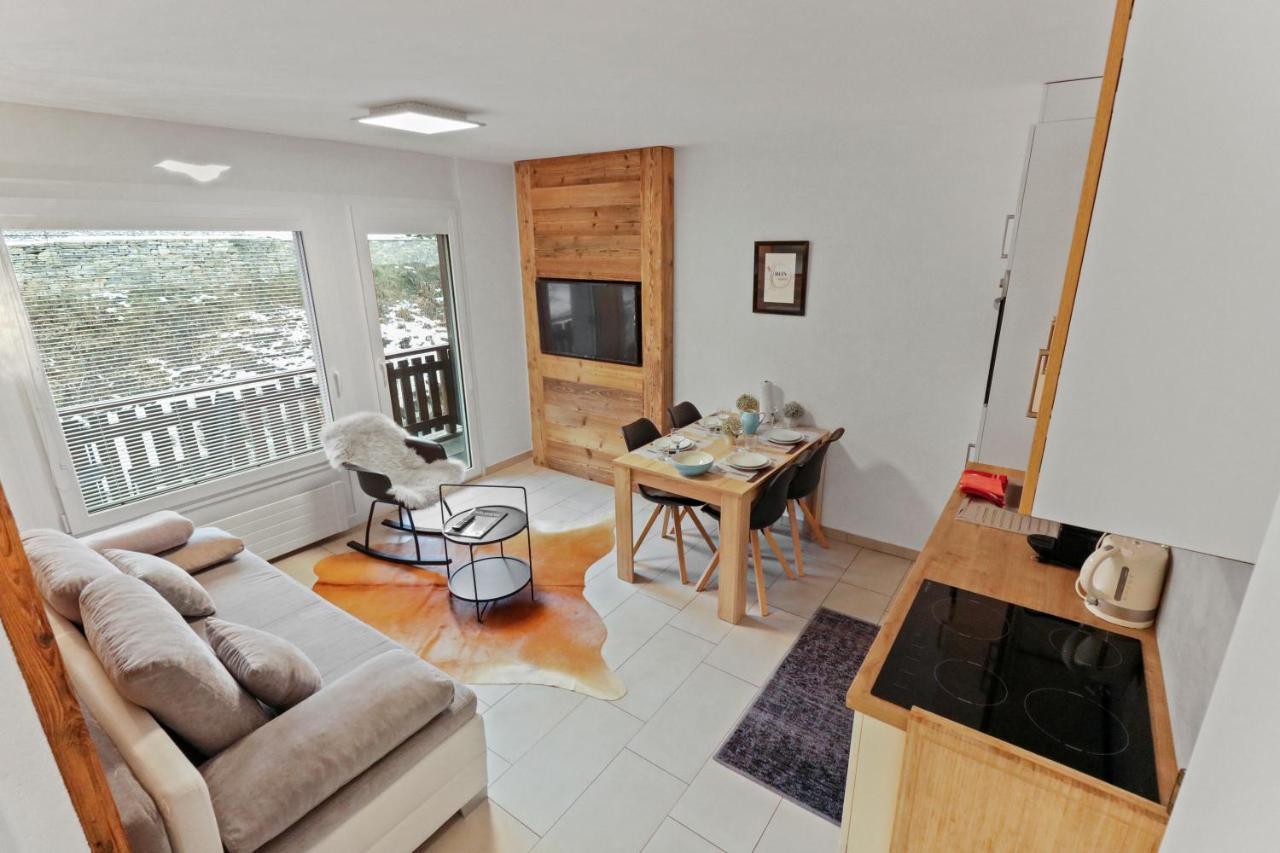 Appartement En Plein Centre De Crans Montana Exteriör bild