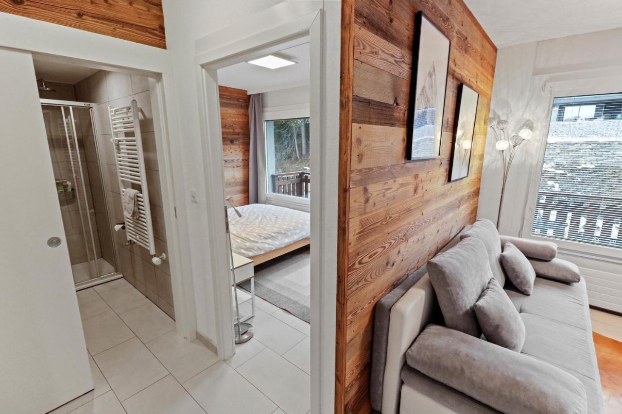Appartement En Plein Centre De Crans Montana Exteriör bild