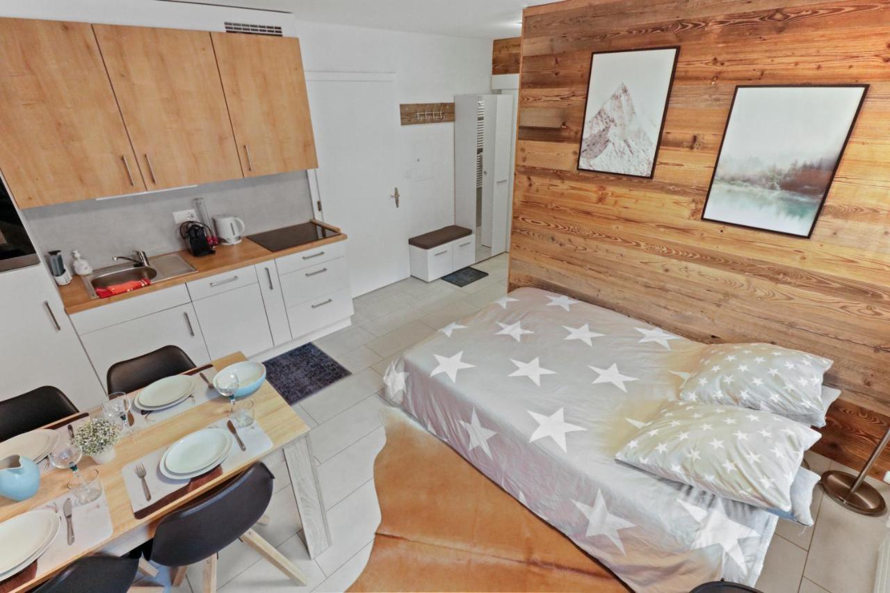 Appartement En Plein Centre De Crans Montana Exteriör bild
